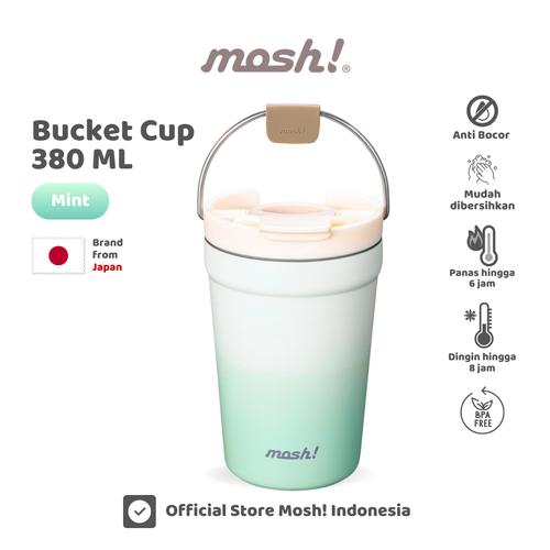 Mosh Bucket Cup Stainless Steel 380ML - Mint