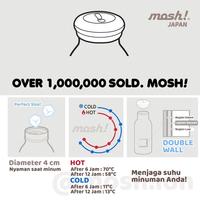 Mosh Milk Bottle Gradient - Botol Minum Stainless Steel 380ml - Mocca