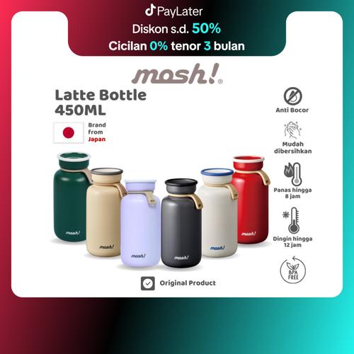 Mosh Bottle Latte Tumbler - Botol Minum Termos Stainless 450ML