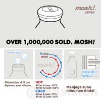 NEW! Mosh Milk Bottle - Botol Minum Stainless Steel 600ml - Strawberry