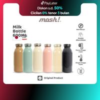 NEW! Mosh Milk Bottle - Botol Minum Stainless Steel 600ml Merah Minuman