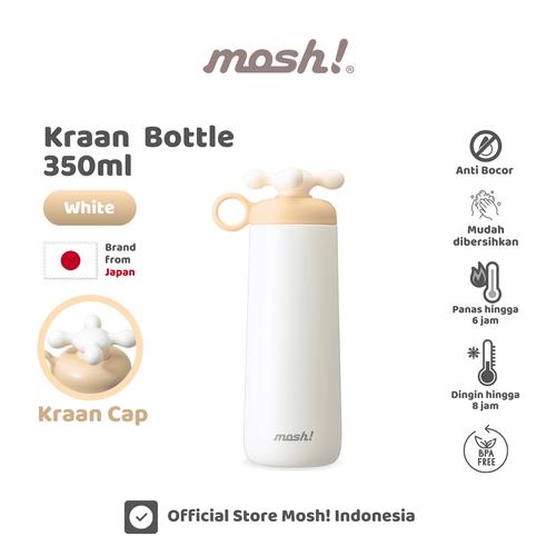 Mosh Kraan Bottle - Botol Minum Stainless Steel 350ml White
