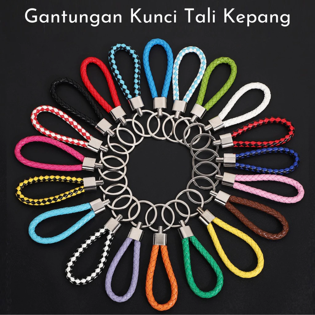 [Mr J] Gantungan Kunci Tali Kepang Ganci Murah Ganci Simple Gantungan Kunci Mobil Motor