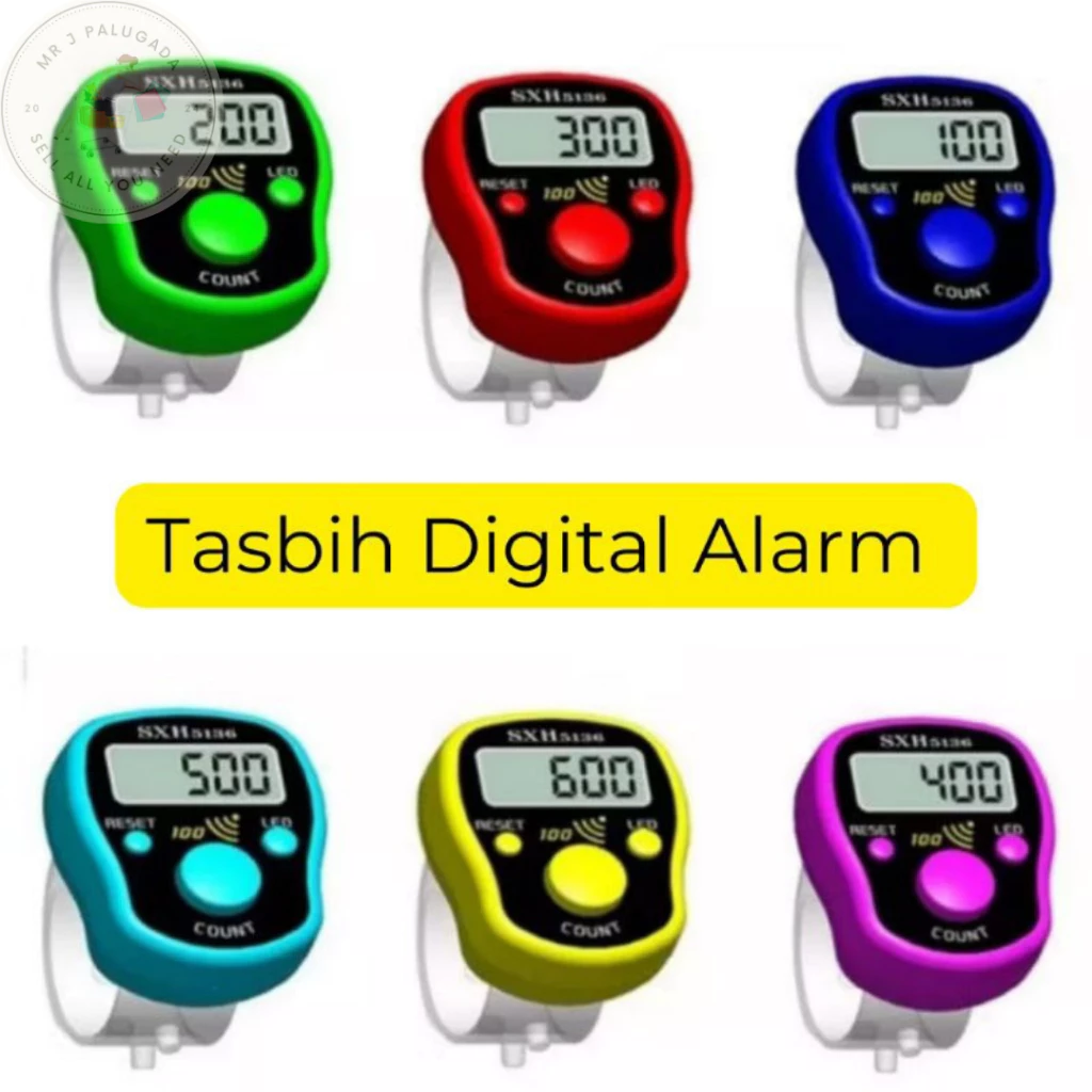 [Mr J] Tasbih Digital Alarm LED Bunyi / Tasbeh Digital Alarm / Tasbih Alarm