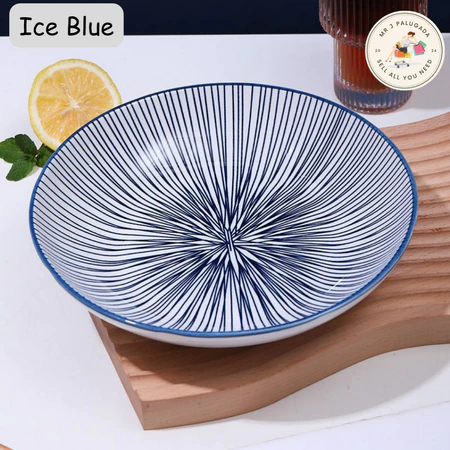 [Mr J] Piring Keramik Ice Series ukuran 20cm