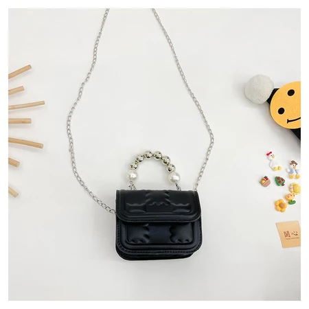 [Mr J] Tas Selempang Kartun Imut Wanita/Anak | Warna Ceria + Handle Mutiara