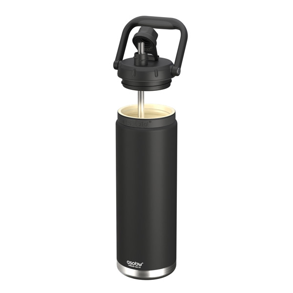 Botol Minum / Tumbler / Jug Stainless Steel - ASOBU Canyon Jug 1,4L - Puramic Black