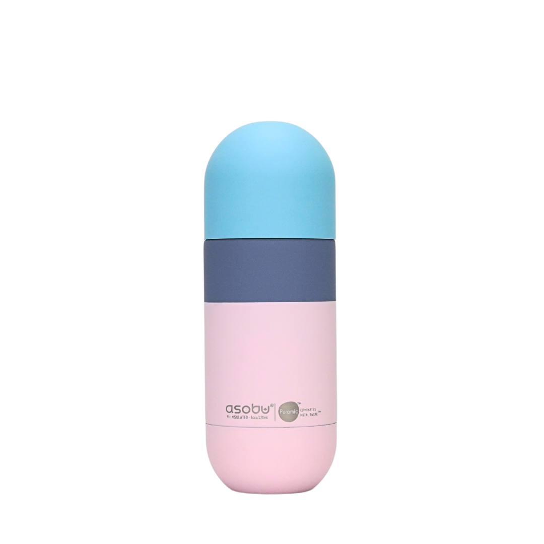 ASOBU Orb Bottle - Botol Minum / Tumbler / Termos Ceramic 420ML - Pastel Pink