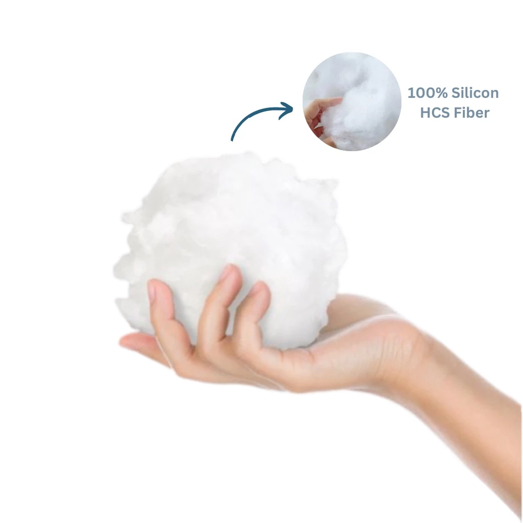 EMMEHOME - KAPAS ISIAN BANTAL SILICON HOLLOW CONJUGATED (HCS) / DAKRON PREMIUM LEMBUT