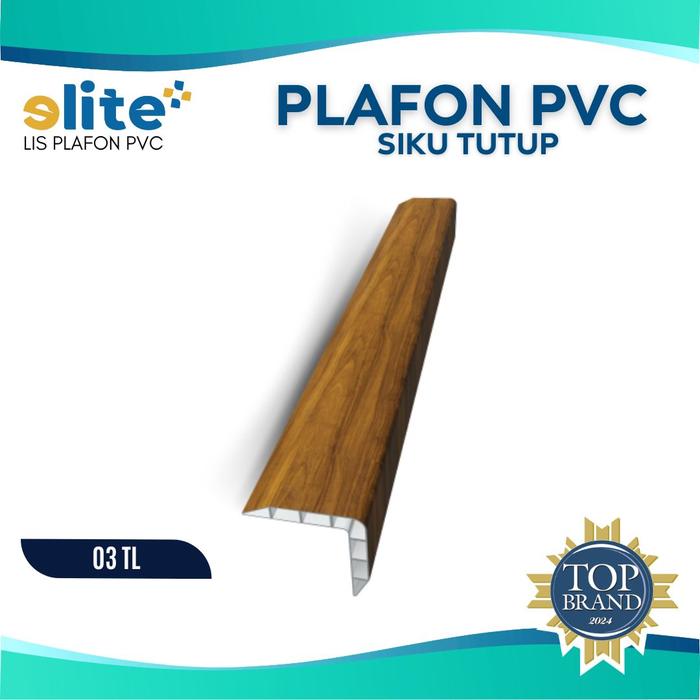 Lis Plafon PVC Elite - Siku Tutup