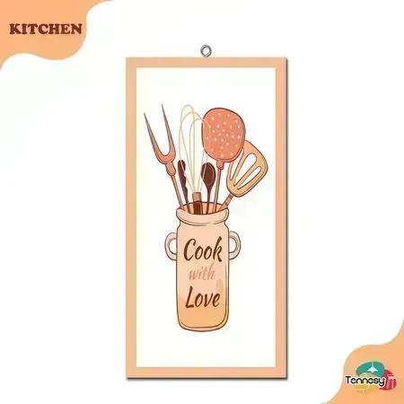 TENNESY Hiasan Dinding Aesthetic Kitchen Dapur 15x30CM Wall Decor Pajangan Kamar Dekorasi Rumah