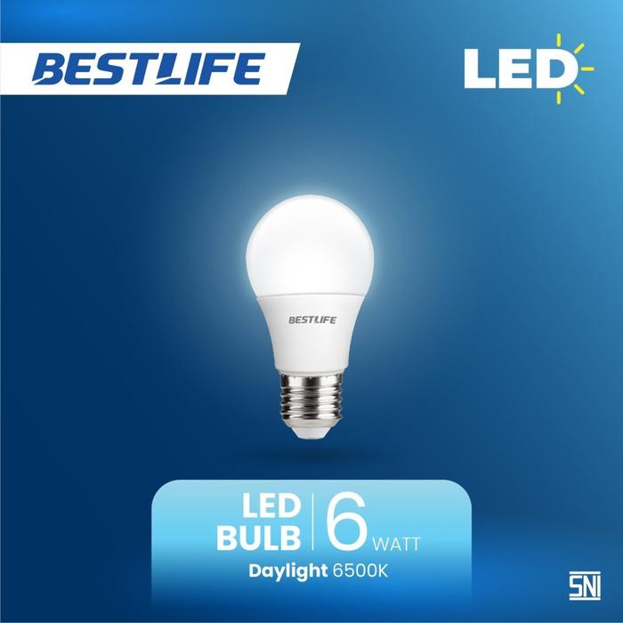 BESTLIFE Lampu LED Bulb A55 6 W 6500K - Lampu LED