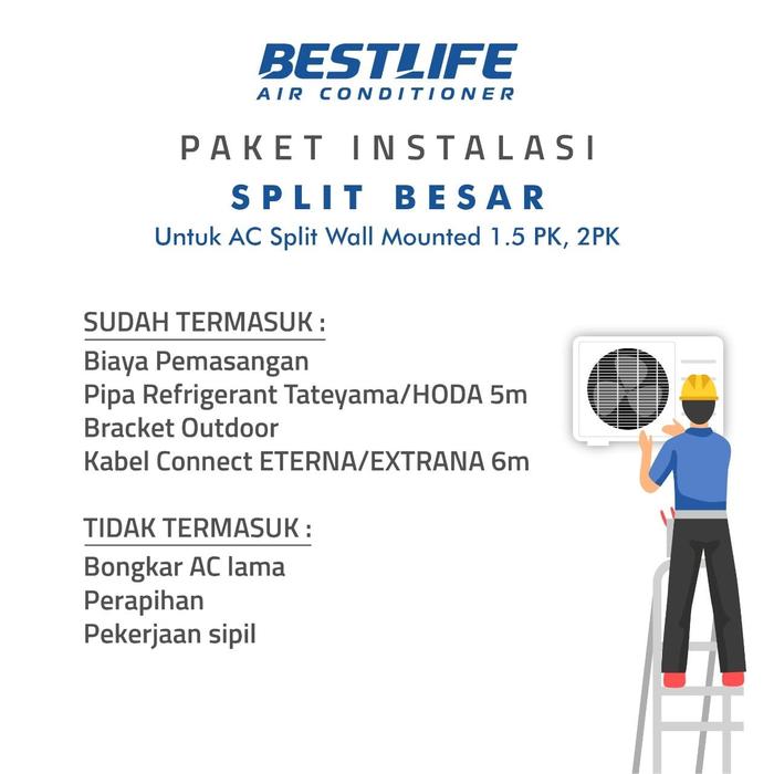 Paket Installasi AC Split Besar