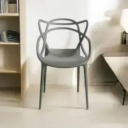 Kursi Plastik Kursi Minimalis Kursi Santai Kursi Cafe Kursi Contour Curvature Dining Chair Masters Armchair