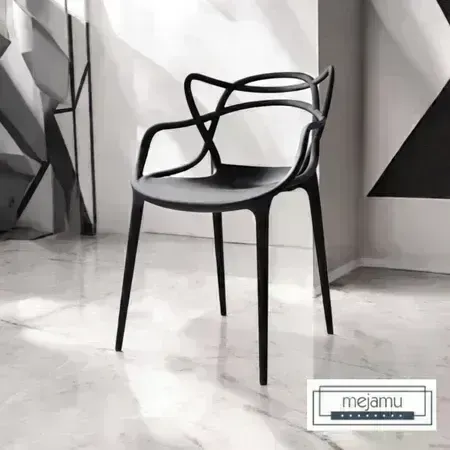 Kursi Plastik Kursi Minimalis Kursi Santai Kursi Cafe Kursi Contour Curvature Dining Chair Masters Armchair