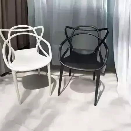 Kursi Plastik Kursi Minimalis Kursi Santai Kursi Cafe Kursi Contour Curvature Dining Chair Masters Armchair