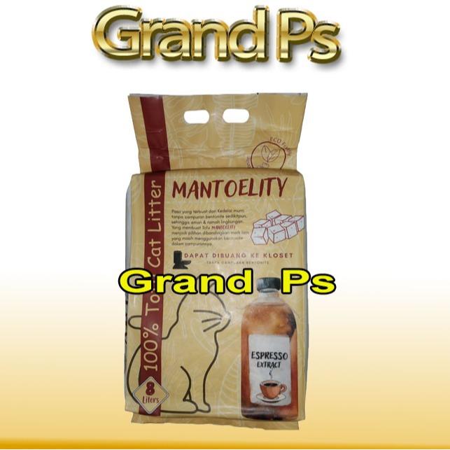 pasir kucing tofu mantoelity 8 liter pasir tofu wangi cat litter -