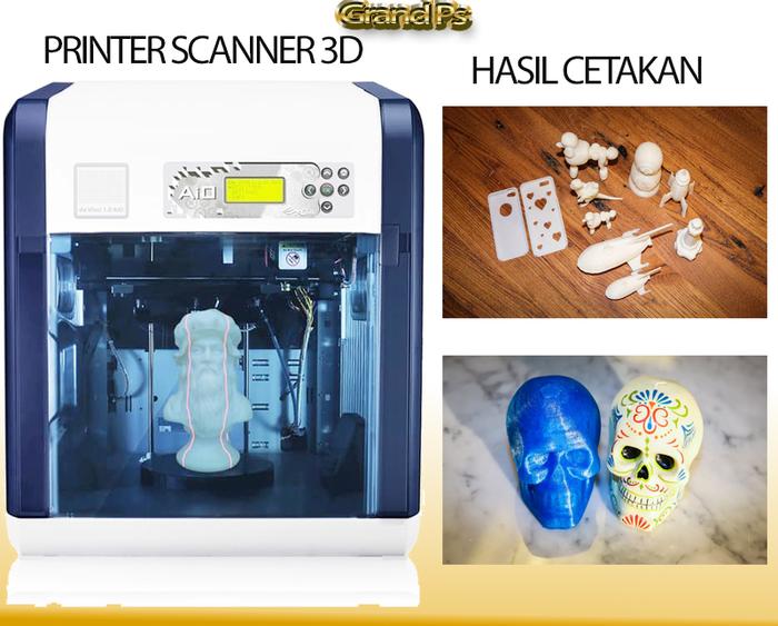 Printer 3D Davinci 1.0 AIO with scanner, merk terbaik di USA