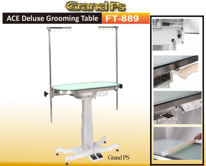 Aeolus Meja Grooming FT-889 ACE Deluxe Grooming Table with LED TOP