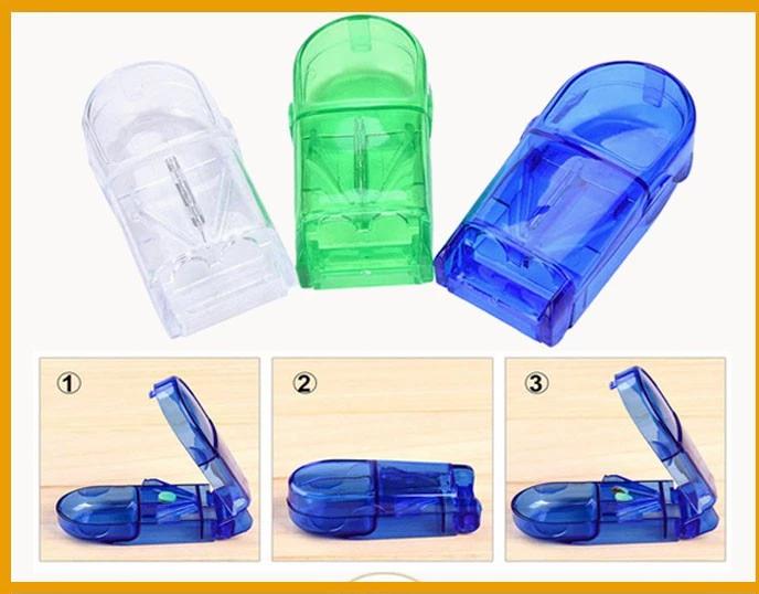 TEMPAT OBAT ALAT PEMECAH OBAT PILL SPLITTER PILLl CASE PEMBELAH OBAT