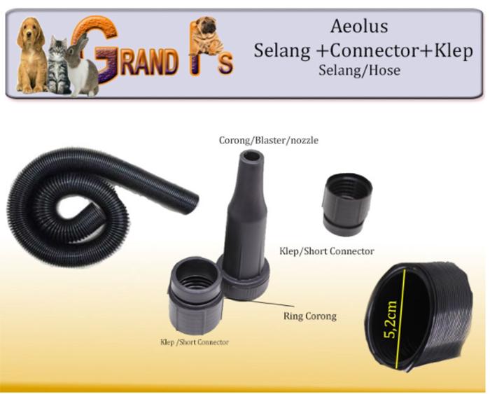aeolus selang besar 5 cm aeolus blower corong conector