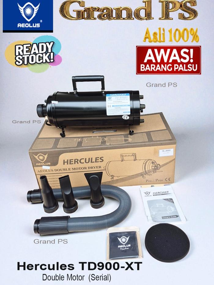 Pet Dryer Aeolus Herculess Double motor blower anjing terkuat