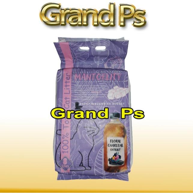 pasir kucing tofu mantoelity 8 liter pasir tofu wangi cat litter -