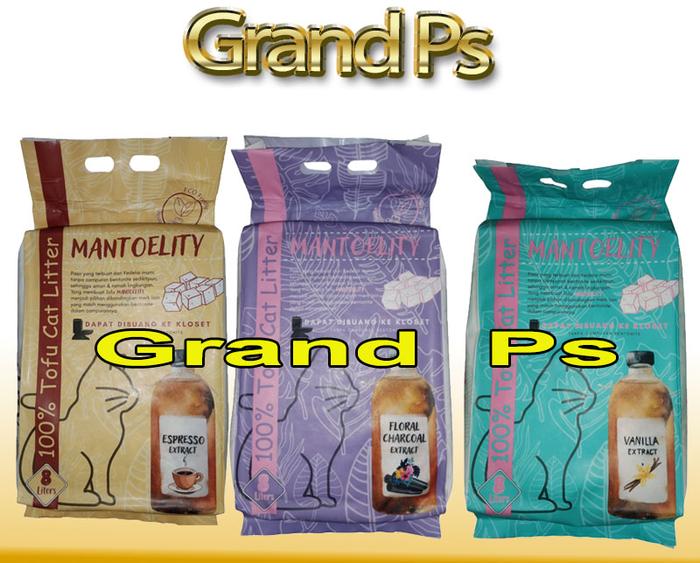 pasir kucing tofu mantoelity 8 liter pasir tofu wangi cat litter -
