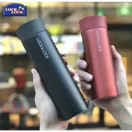 LocknLock LHC4019BK LHC4019RR Colorful Tumbler Metallic - Black dan Red [400ML]