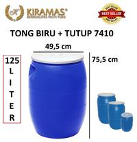Kiramas Tong Air / Tong Biru / Tong Sampah / Plastik 125 Liter - 7410