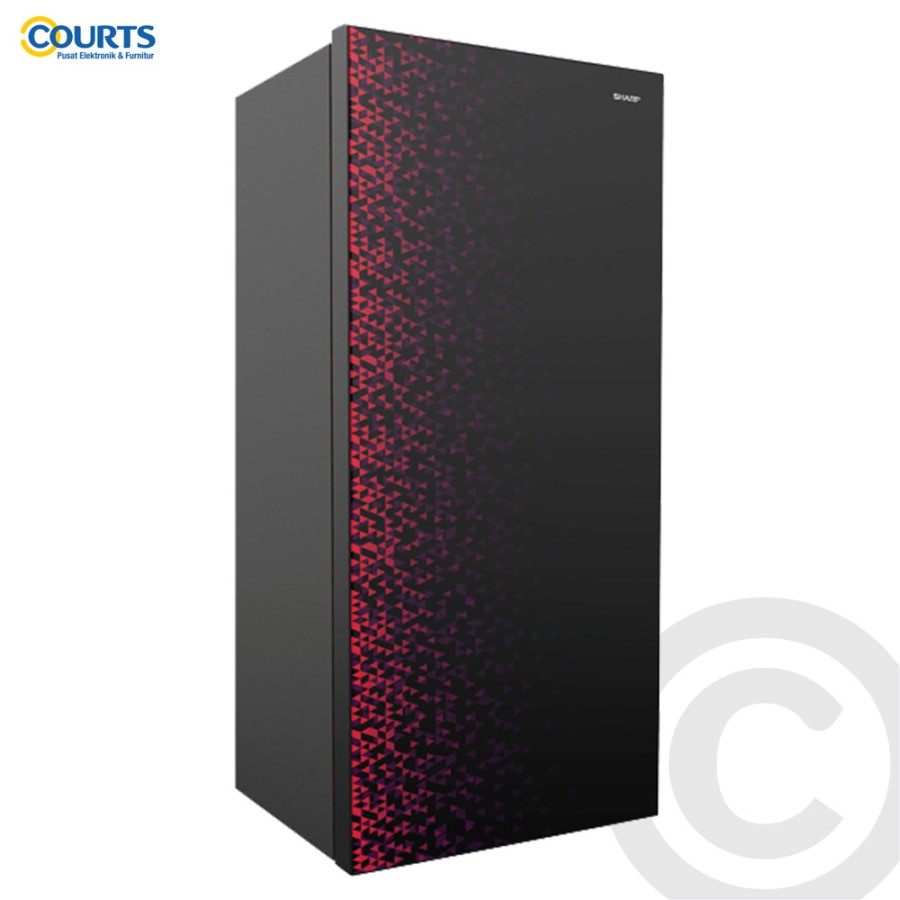 Sharp SJ-X185MG-GR Kulkas / Lemari Es 1 Pintu [166 L]