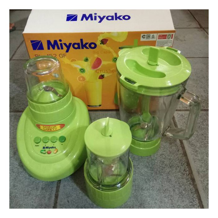 MIYAKO BLENDER KACA 1,5 LT 3in1 Green BL-152 GF