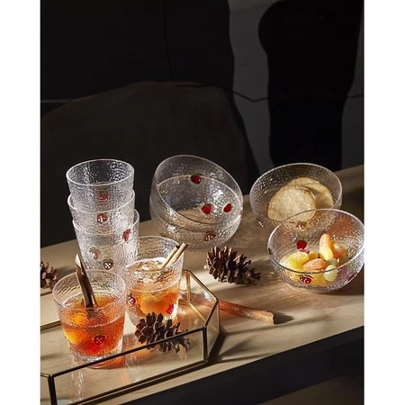 VIVERE Jar Pitcher Strawberry Clear