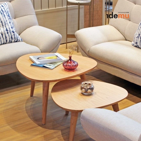 IDEMU Yara Nested Furniture Minimalis Coffee Table Square