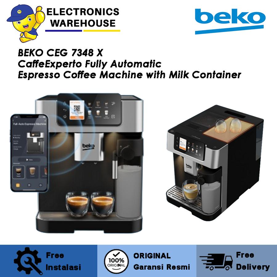Beko Coffee Maker Mesin Kopi CEG7348X / CEG-7348X Garansi Resmi | Beko Fully Automatic Espresso Machine CEG7348X CEG 7348 X