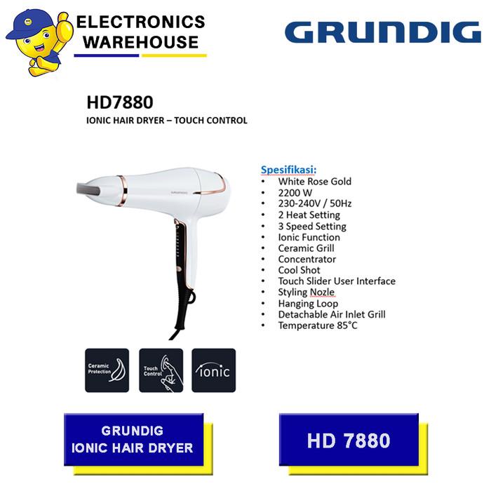 Pengering Rambut Hair Dryer Grundig HD 7880 / HD7880