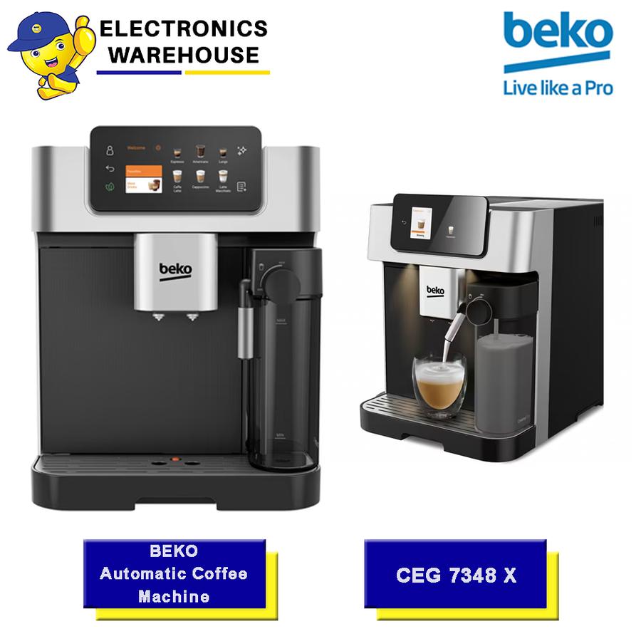 Beko Coffee Maker Mesin Kopi CEG7348X / CEG-7348X Garansi Resmi | Beko Fully Automatic Espresso Machine CEG7348X CEG 7348 X