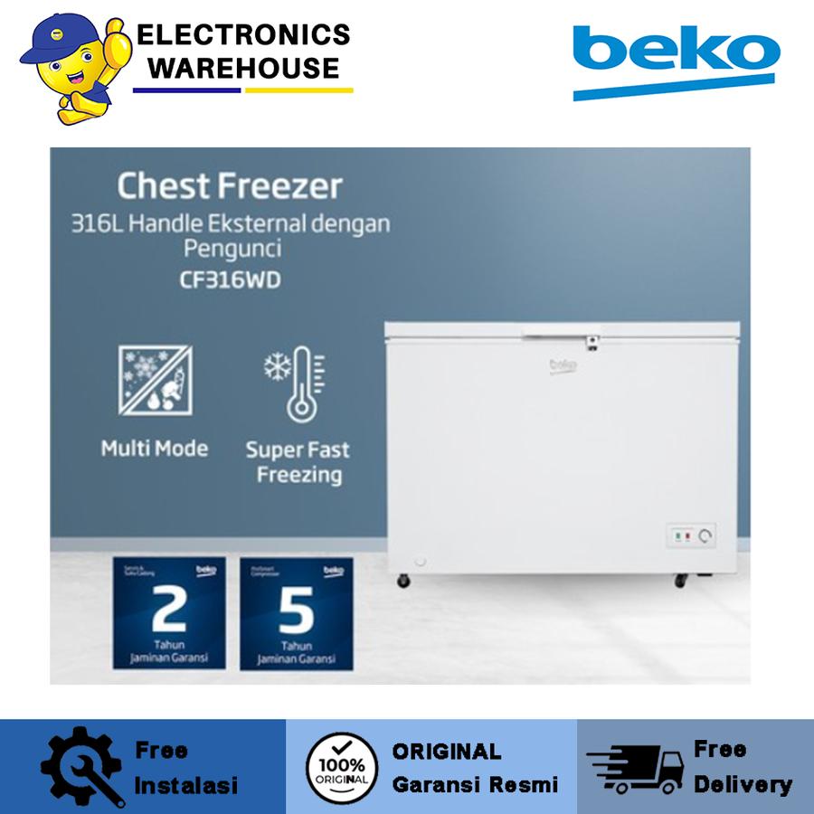 Beko Chest Freezer 316 Liter CF316WD