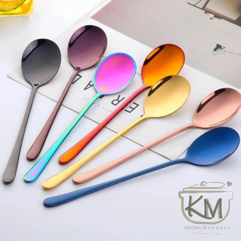 Termurah!! Sendok Garpu Korea Stainless Steel 304 Sendok Makan