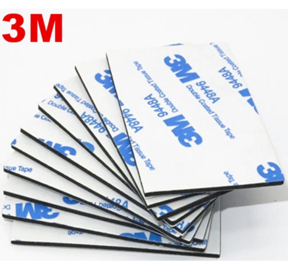 DVLIVING Double Tape 3M Solasi Bolak Balik 1CM Double Coated Tissue Adhesive Tape Foam Busa Kotak Lengket Premium