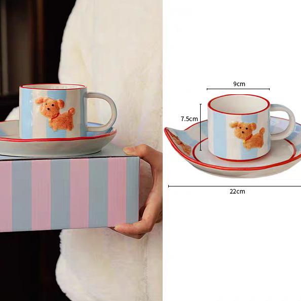 Pawpaw Mug Set / Gelas Gift Set / Keramik doggy/ Keramik lucu