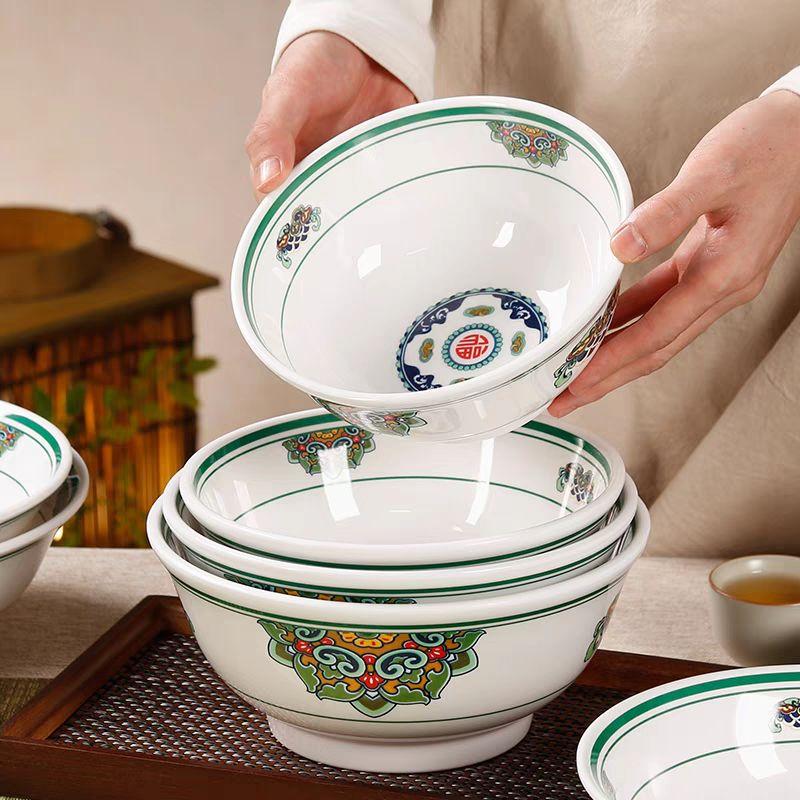 Jade Green Melanin Bowl / mangkok mie / mangkok ramen / mangkok rice bowl