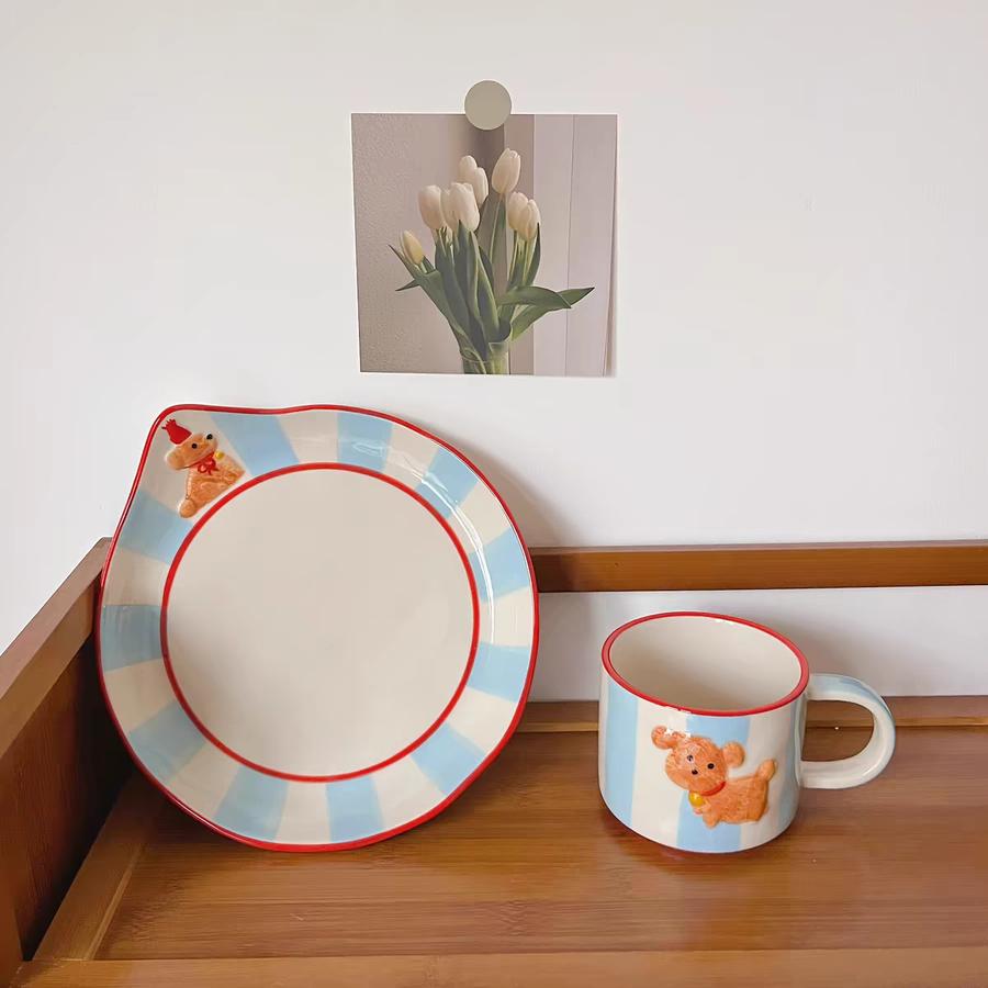 Pawpaw Mug Set / Gelas Gift Set / Keramik doggy/ Keramik lucu