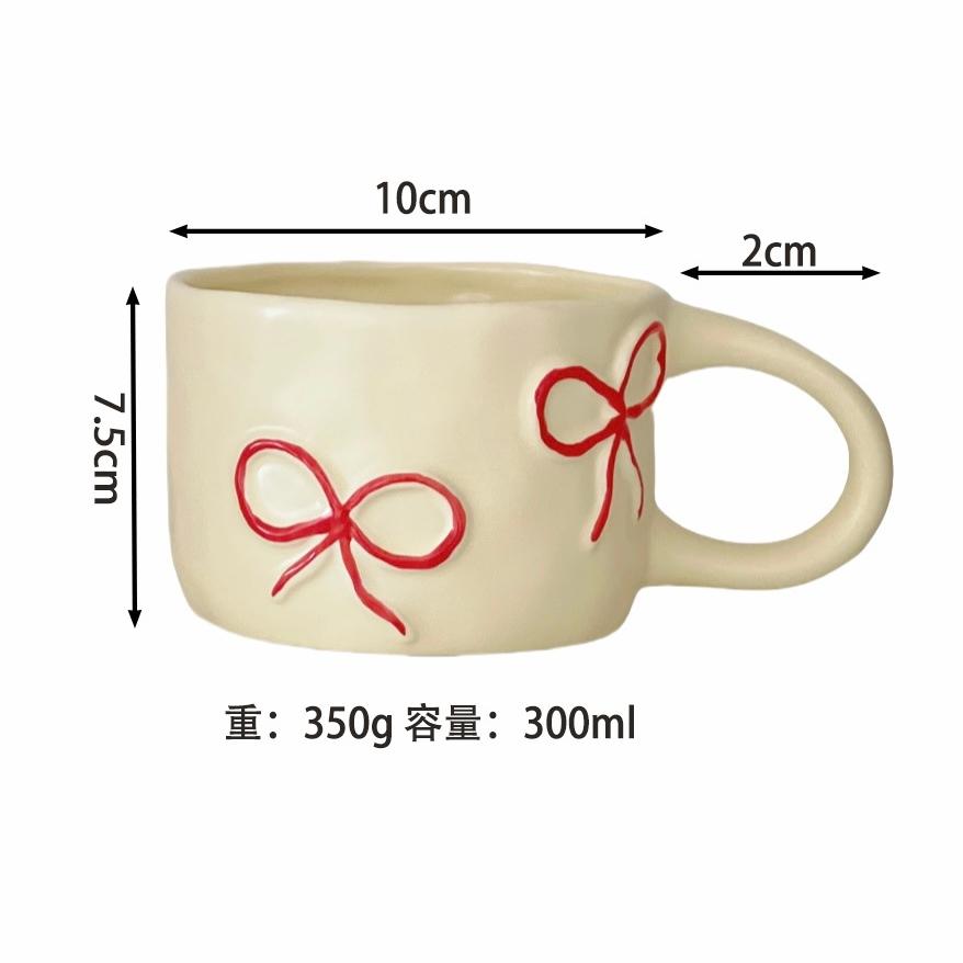 Ribbon Mug Ceramic Gift Box / kado ulang tahun / Gift set ceramic 