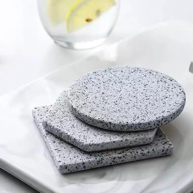 Tatakan Gelas Granite Ceramic Porcelain| Granite Coaster Glass 