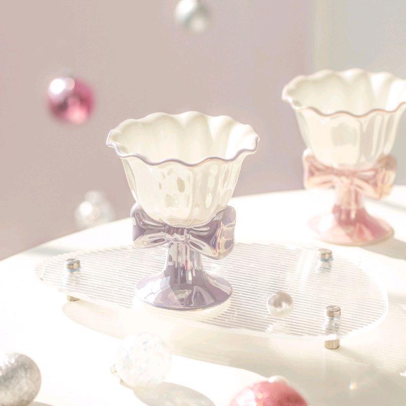 SYLA HOME - Glossy Ribbon Glass Cup / Gelas hologram / gelas lucu / kado ulang tahun