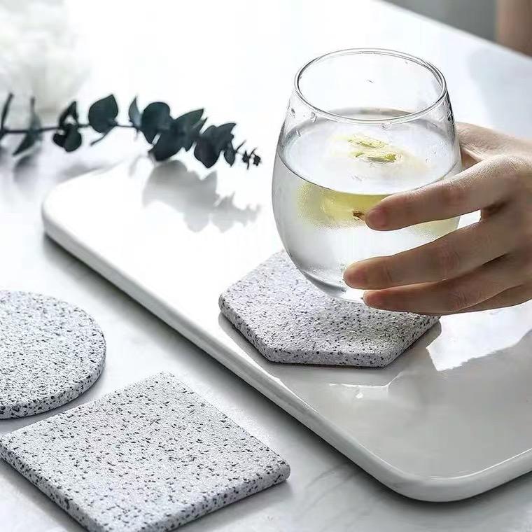 Tatakan Gelas Granite Ceramic Porcelain| Granite Coaster Glass 