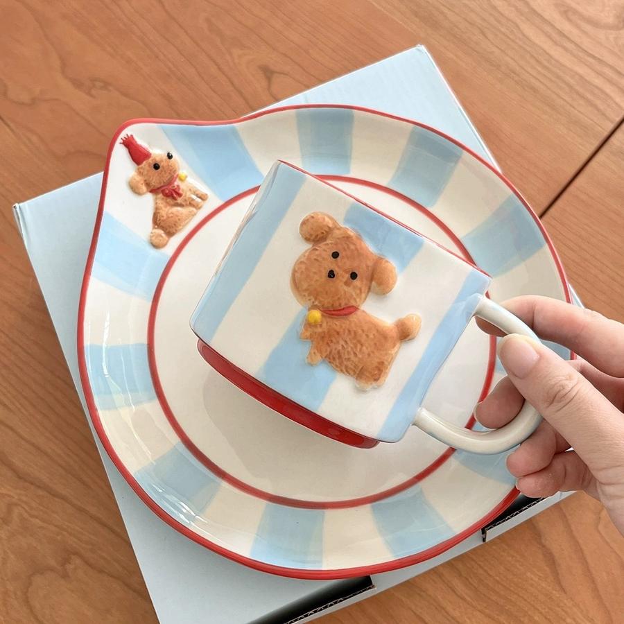 Pawpaw Mug Set / Gelas Gift Set / Keramik doggy/ Keramik lucu