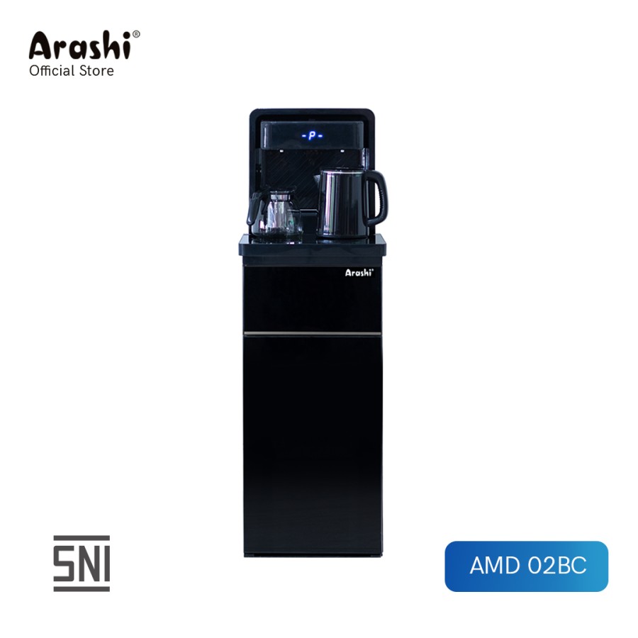 Arashi Multifunction Dispenser AMD 02BC / Hot & Cool / Galon Bawah